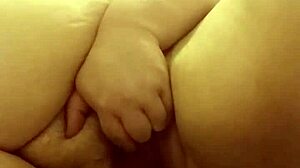 sexy older mexican ssbbw masturbates close up