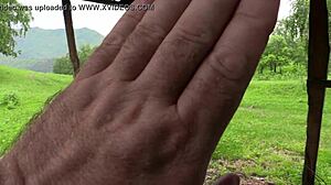 MILF and her girlfriend's outdoor lesbian porn adventures