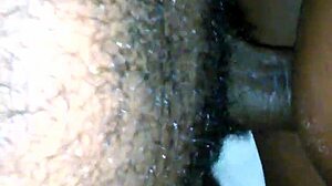 creamy ebony pussy gets rough