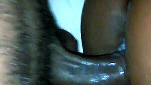 creamy ebony pussy gets rough