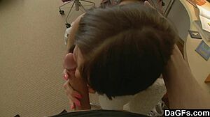 my pigtailed teen had her first anal with a big cock