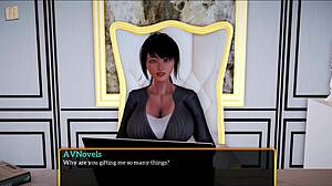 In my new family episode 312, the brunette and redhead interact.