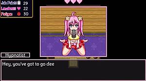 Noelle Blows Big Tits In Hentai Game!