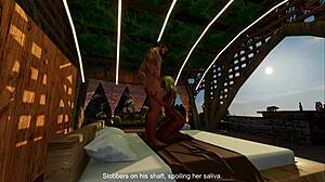 Public pickup action continues with blonde babe Dotje in 3DXChat episode 10