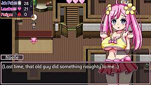 Noelle Blows Big Tits In Hentai Game!