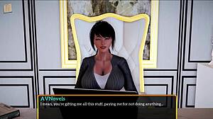 In my new family episode 312, the brunette and redhead interact.