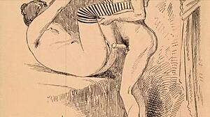 Erotic illustrations from the past