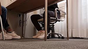 Deepthroat interview for a hot job in Spanish