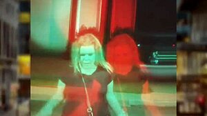 Homemade video of blonde MILF’s party antics