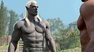 baldur's gate 3 naked playthrough with halsin romance in gay scene