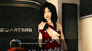 Footjob in Restaurant from Sexy Anime Hentai Tale