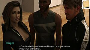 John Stands Up For His Sexy Coach In This Erotic Scene!