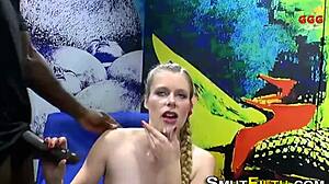 Hardcore European whores get facials and bukkake!