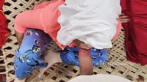 Baru je nampak perempuan desi comel kena jilat hari ni