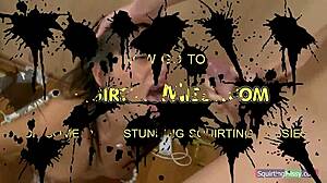 the babe says, 'i'm squirting while getting fucked anal'