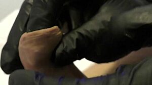 want to see foreskin play with latex gloves?