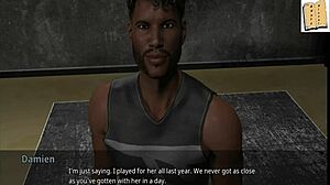 John Stands Up For His Sexy Coach In This Erotic Scene!