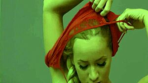 Hot girl likes to play alone and pleasure herself