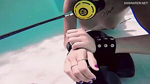 Brita Piskova Masturbates Underwater In The Swimming Pool With Outdoor Sport Babe Teen Action