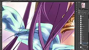 Hentai Busty Athena of Saint Seiya Shows Off Huge Boobs