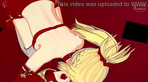 Mordred Pedragon masturbates you and lets you cum inside?