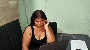 Colombiana Chubby Babe with Huge Ass Seduces Stepdad for Raw Action