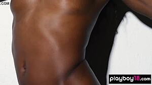 I watch muscular black panther Ana Foxxx rip her clothes off sensually