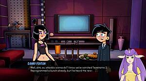 Goth Handjob In Danny Phantom Redux: Facial Fun?