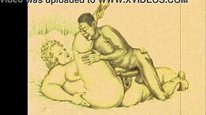 Vintage erotic drawings of anime hentai