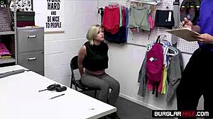 i got caught watching milf kaylynn keys banged by security in backroom