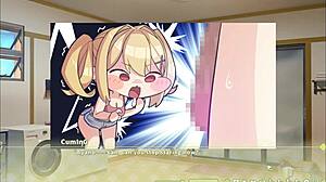 Blonde Nun Orgasms Rough Blowjob In Harem Game!