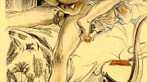 Vintage erotic drawings of anime hentai