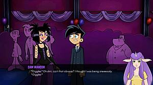 Goth Handjob In Danny Phantom Redux: Facial Fun?