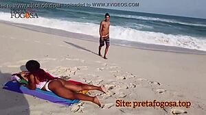 young girl masturbates on deserted beach