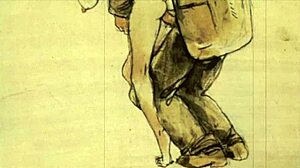 Vintage erotic drawings of anime hentai