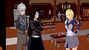 i finally get these fantasy girls into bed in hg isekai