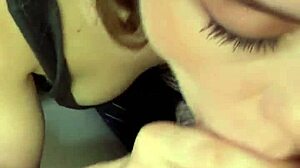 Hot Canadian Blonde Deep-Throat Rimjob And Cum In Mouth - Vertical POV Blowjob
