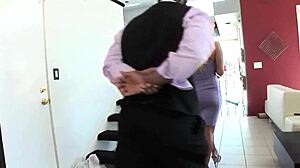 Super Hot Milf Housewife Blonde Banging Black Cock with Dripping Passion