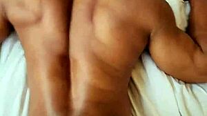 Muscular Black Bodybuilder Meti No Fortao Assfucks Lover