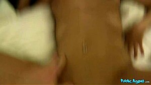 Teen Babe Exclaims, My First Huge Cock in Hotel!