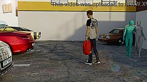 Exciting alternate existence game scene with intense action!