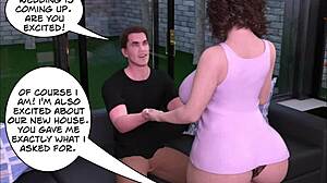 Busty Mature Cheats in Wild 3D Comic Adventure