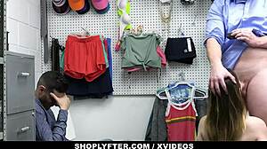 Mall Cop Fucks Hot Girlfriend In Shop