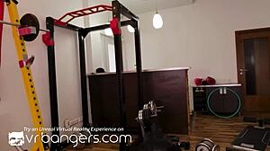 vr bangers czech babe hunting hard cock at gym