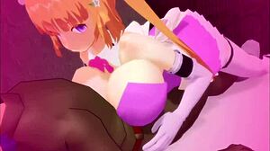 Intense scenes from girl b hero part 16 featuring loretta in anime style