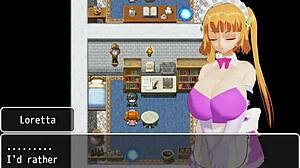 Intense scenes from girl b hero part 16 featuring loretta in anime style