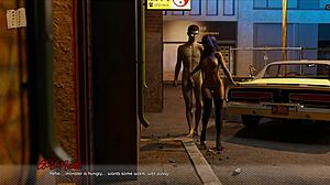 Exciting alternate existence game scene with intense action!