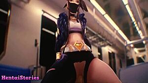 Her First Time Taking Two Dicks