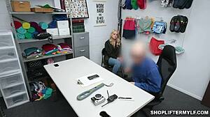 milf thief lisey sweet caught stealing escapes with sex to cop