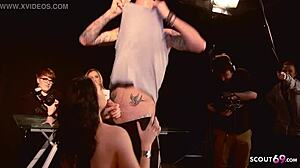 Model Carla Mai Fucked Hard in Public at Outdoor Casting